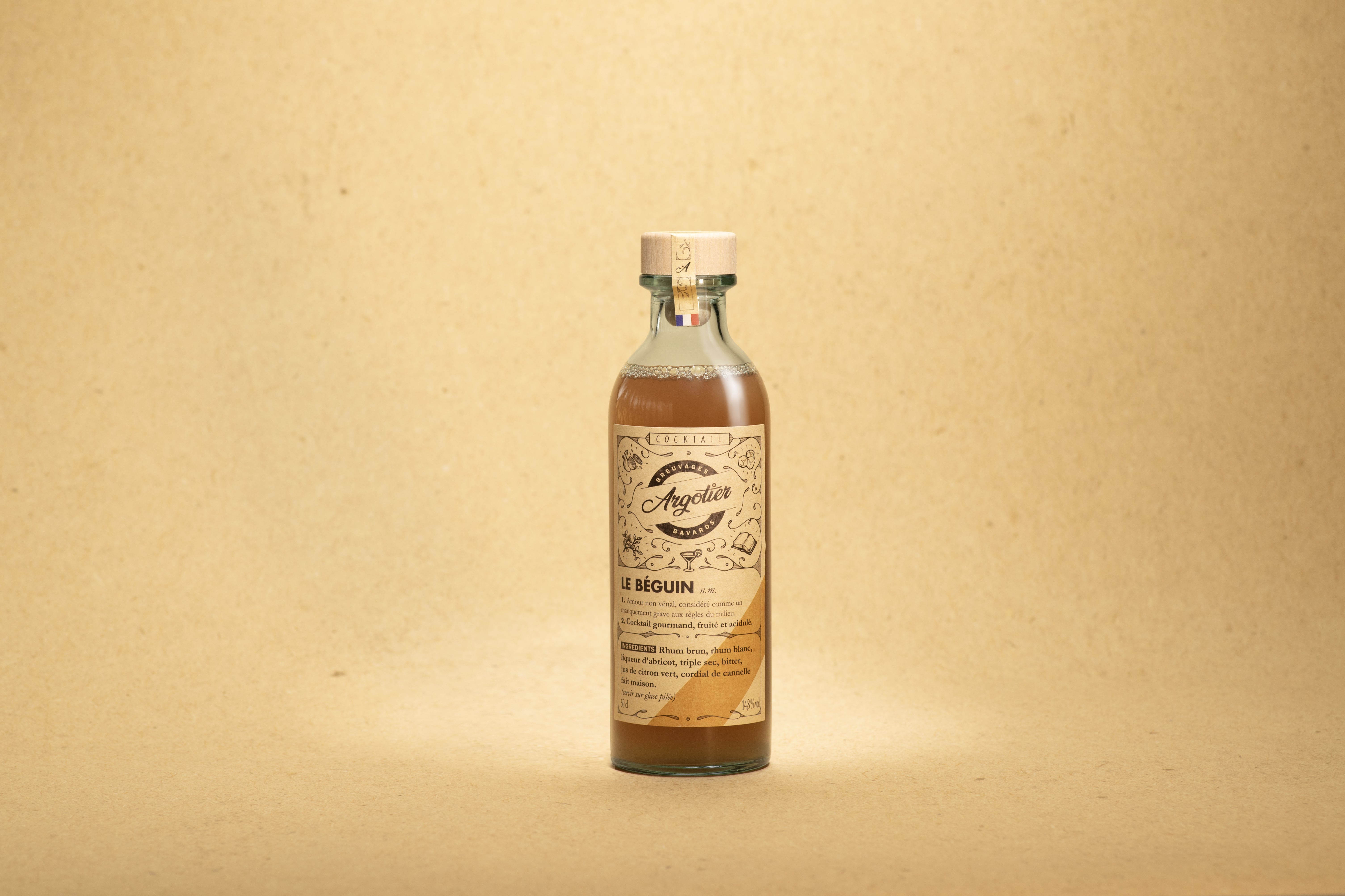 Cocktail artisanal prêt-à-boire (RHUM) - LE BEGUIN 20CL