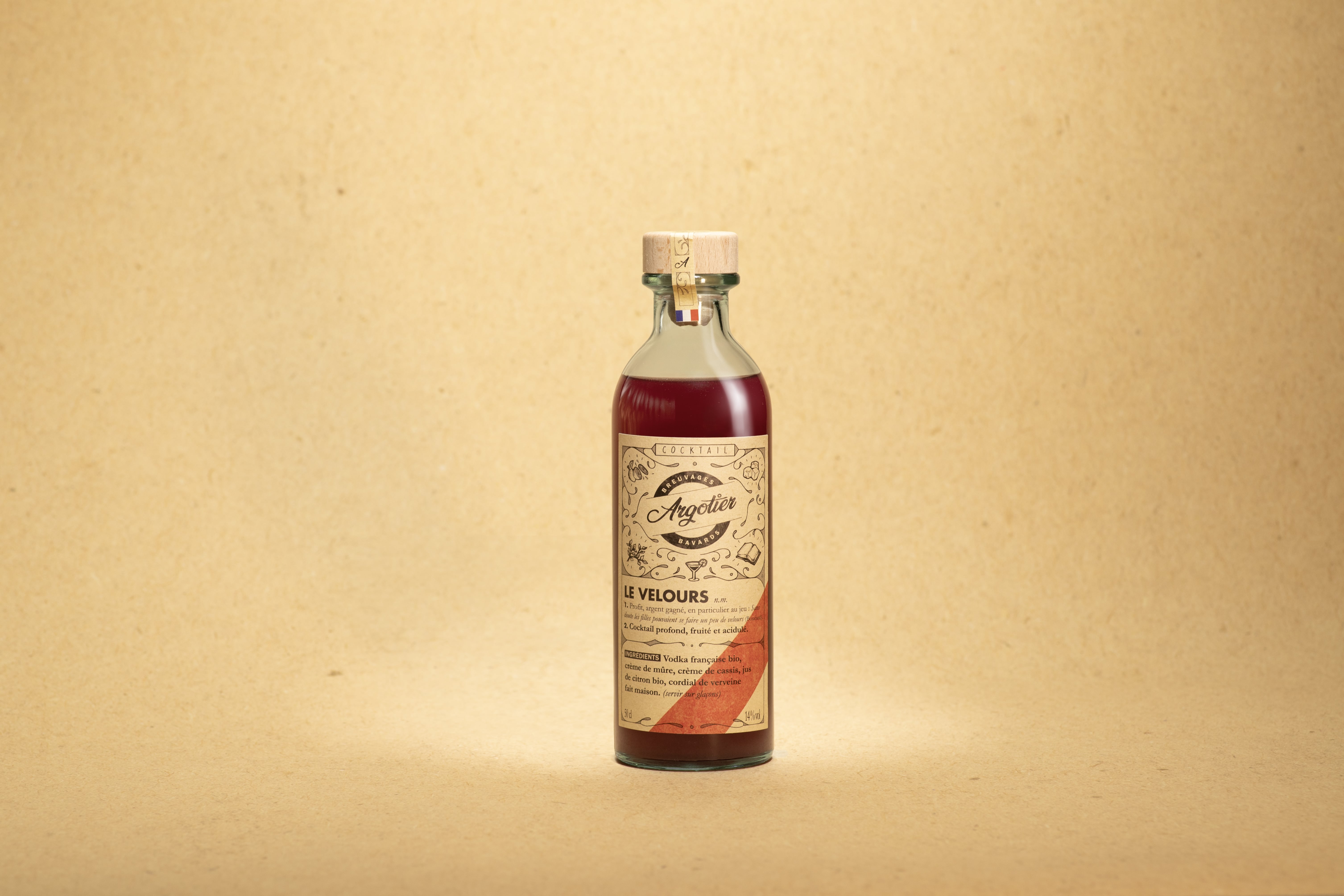 Cocktail artisanal prêt-à-boire (VODKA) - LE VELOURS 20CL