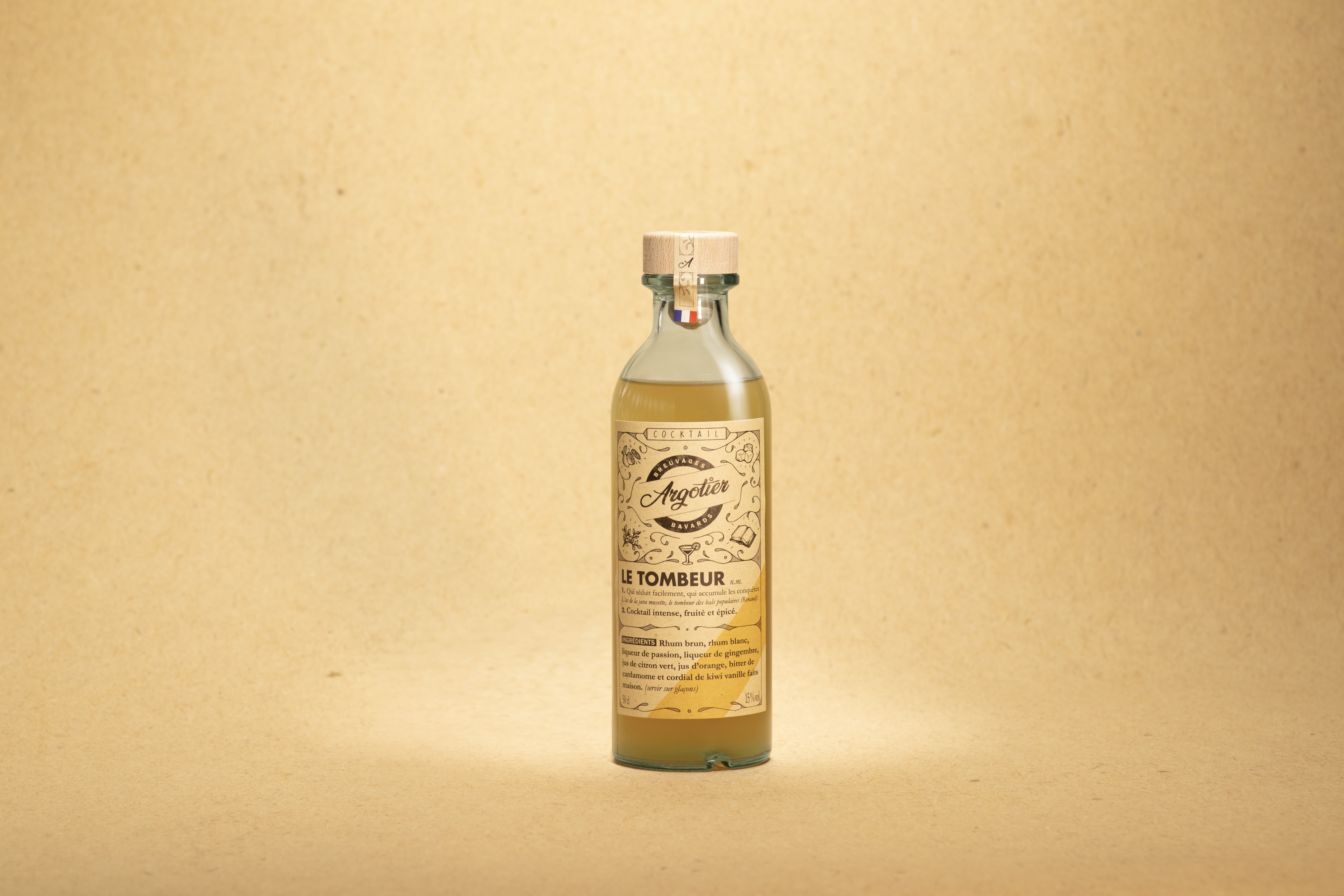 Cocktail artisanal prêt-à-boire (RHUM) - LE TOMBEUR 20CL