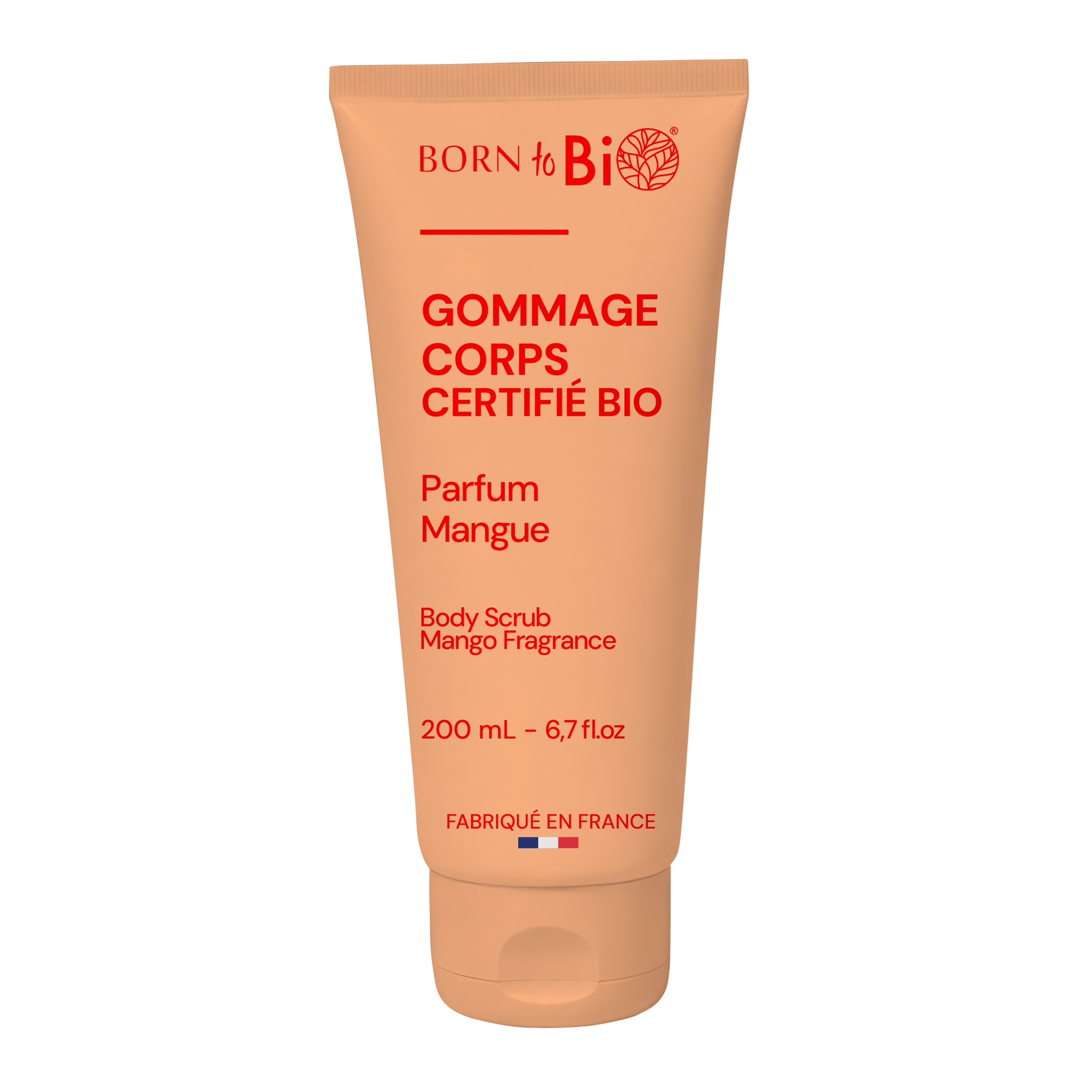 Scrub corpo biologico al nocciolo di albicocca – Certificato biologico – 200 ml