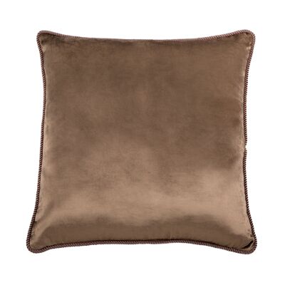 Fawn Brown Velvet Cushion