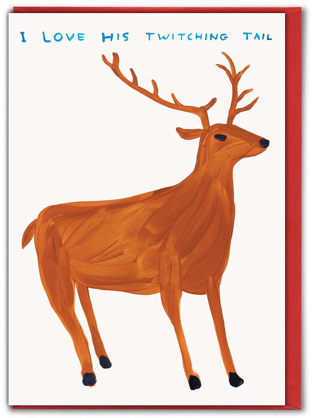 Christmas Card - Funny Twitching Tail Xmas Card