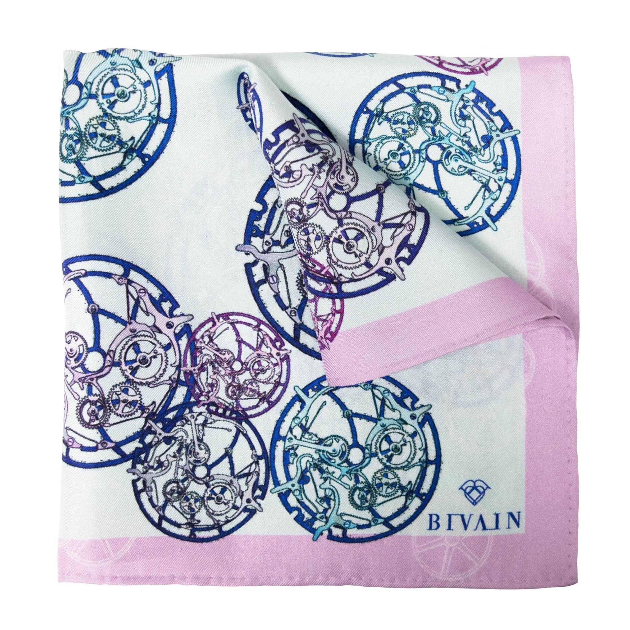 Fazzoletto da taschino in seta calibro