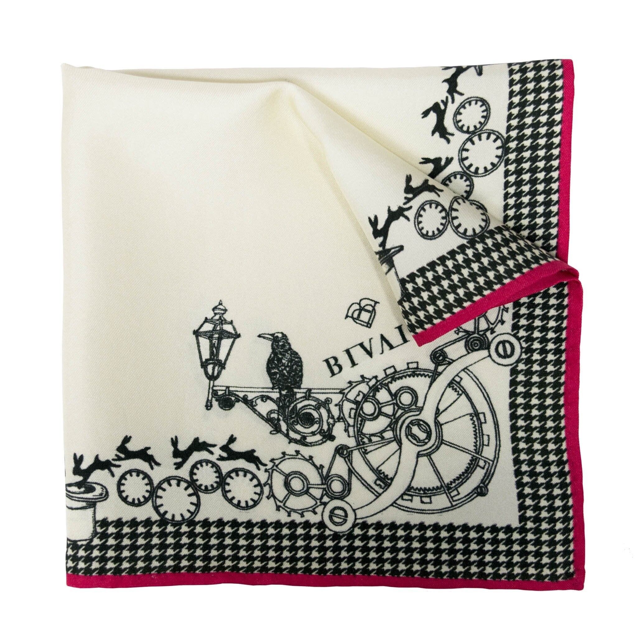 Fazzoletto da taschino in seta Mago