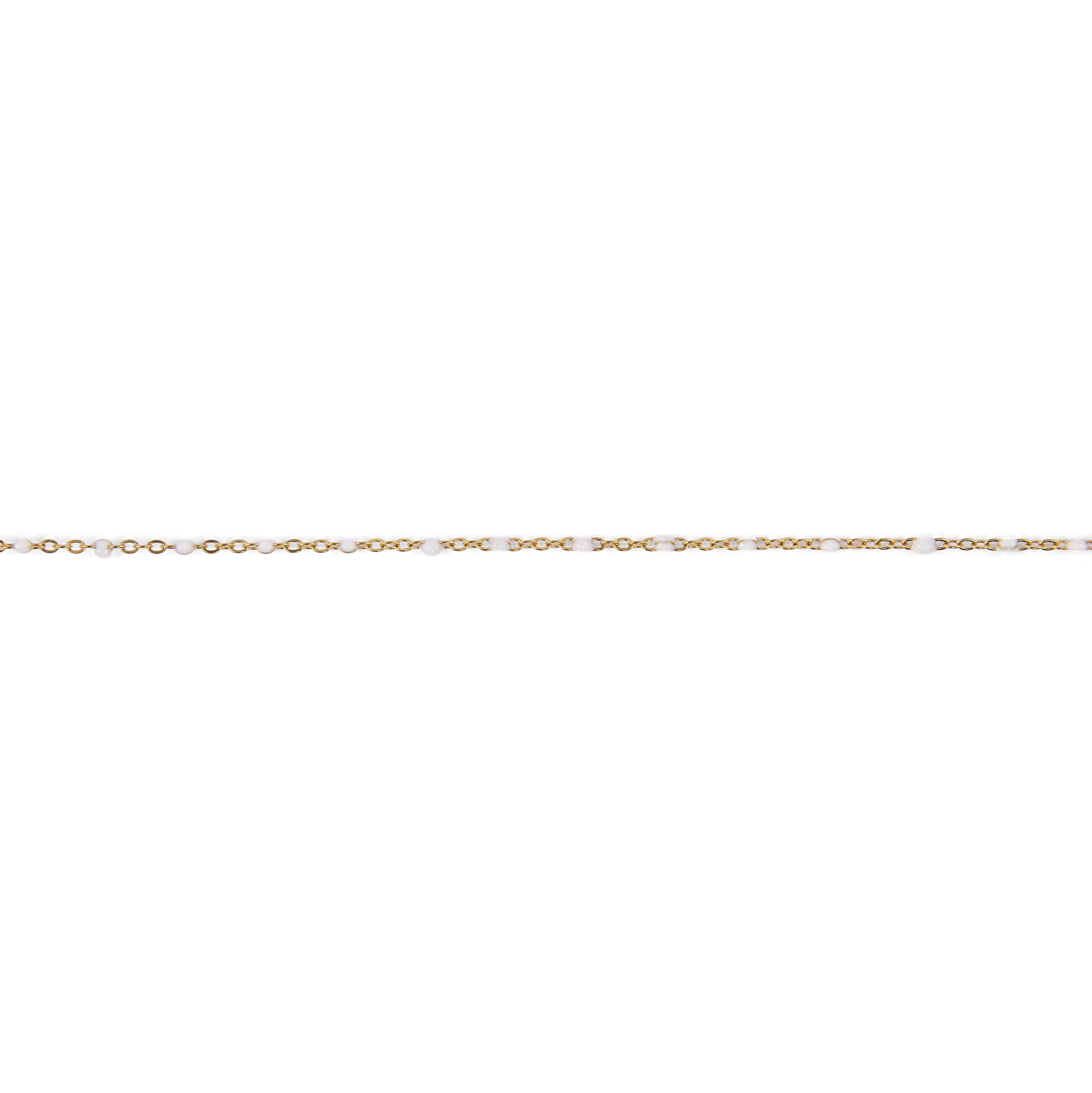 Colored resin necklaces - White theme