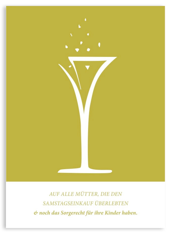 Carte postale « Shopping du samedi »