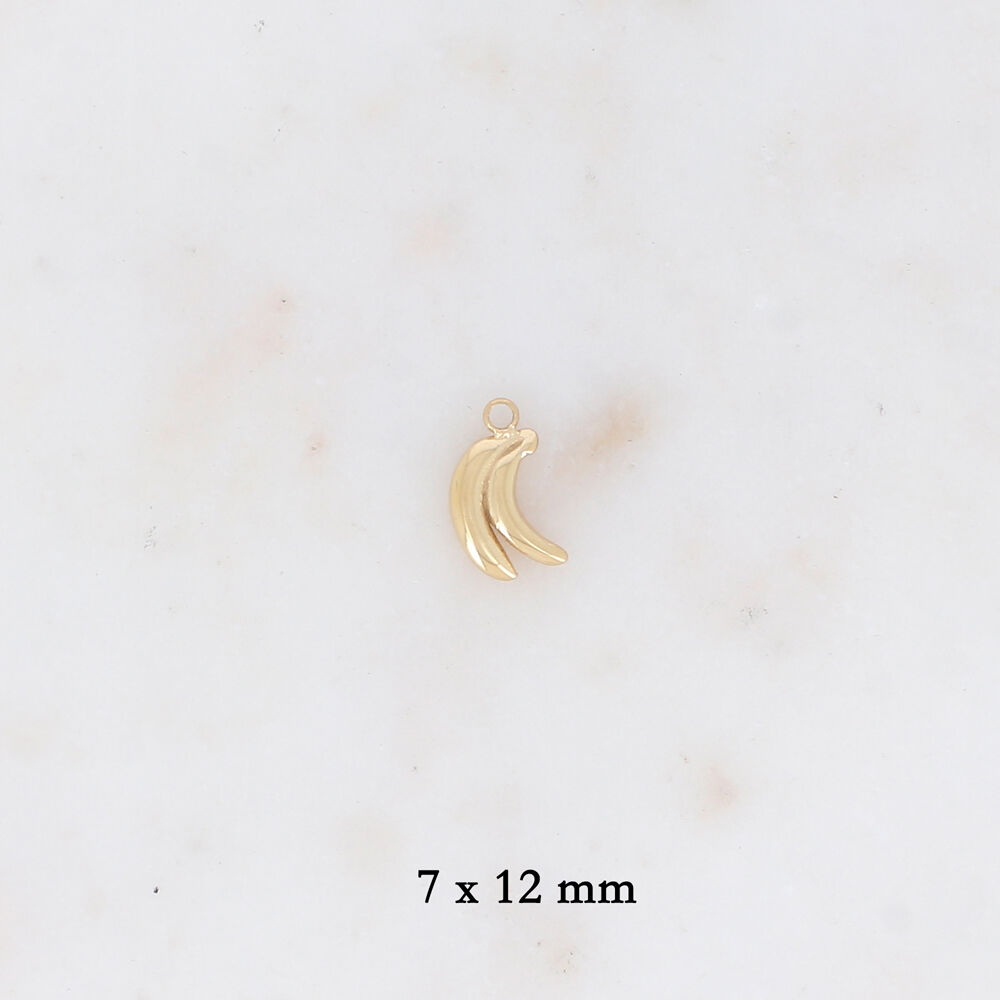 Banana shaped pendant - LNP0641
