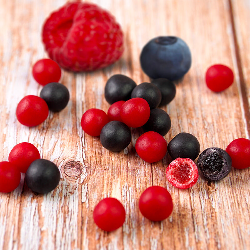 Framboises et myrtilles d'Auvergne