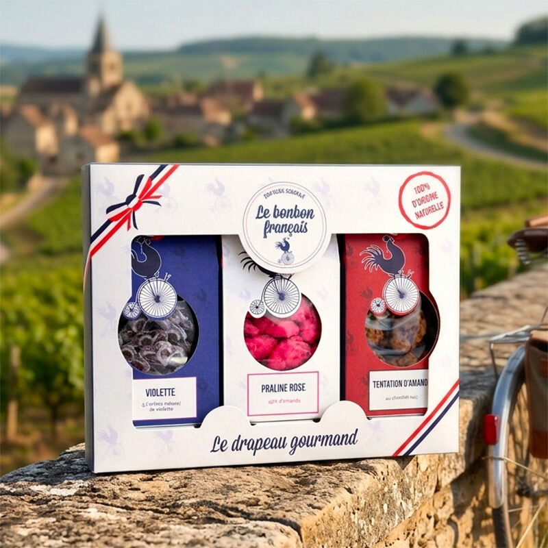 Drapeau gourmand "Promenade en France"