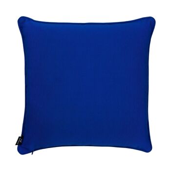 Coussin en coton bleu nude - 18,5" x 18,5" 2