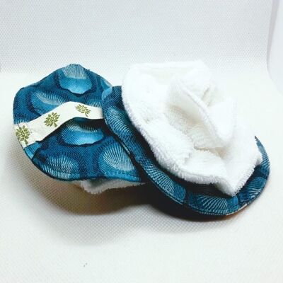 Washable organic shower flower Shells Size S