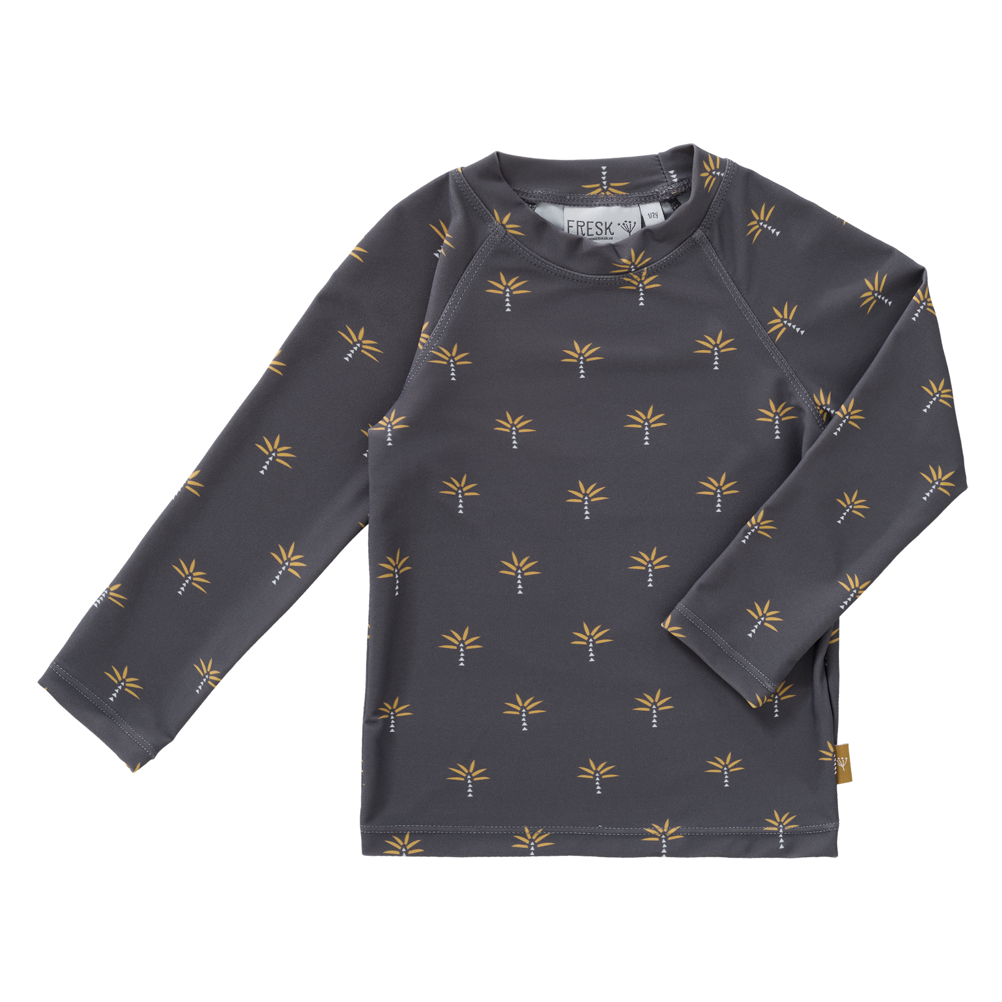 Swim UV Top longsleeve Palmtree Steel Gray