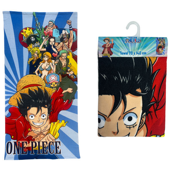 One Piece Beach Towel 70 x 140 cm, 100% Microfiber