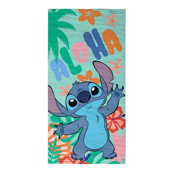 Stitch Beach Towel 70 x 140 Cm 100% Microfiber