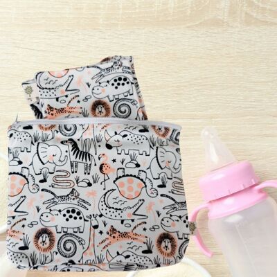 Organic Washable Wipes XL Jungle