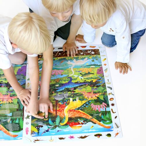 Observation Puzzle Dinosaurs 4+
