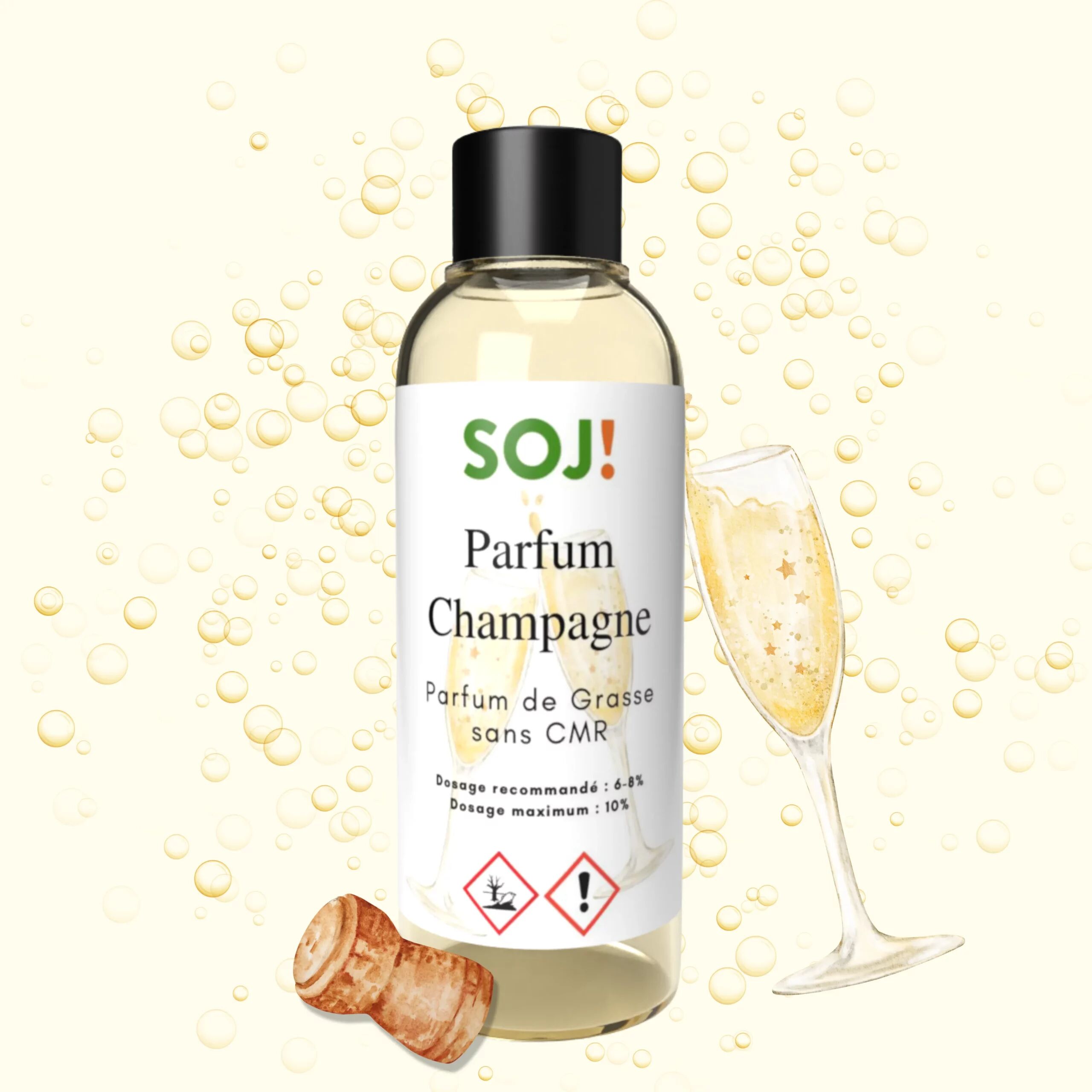 Fragancia de vela: champán