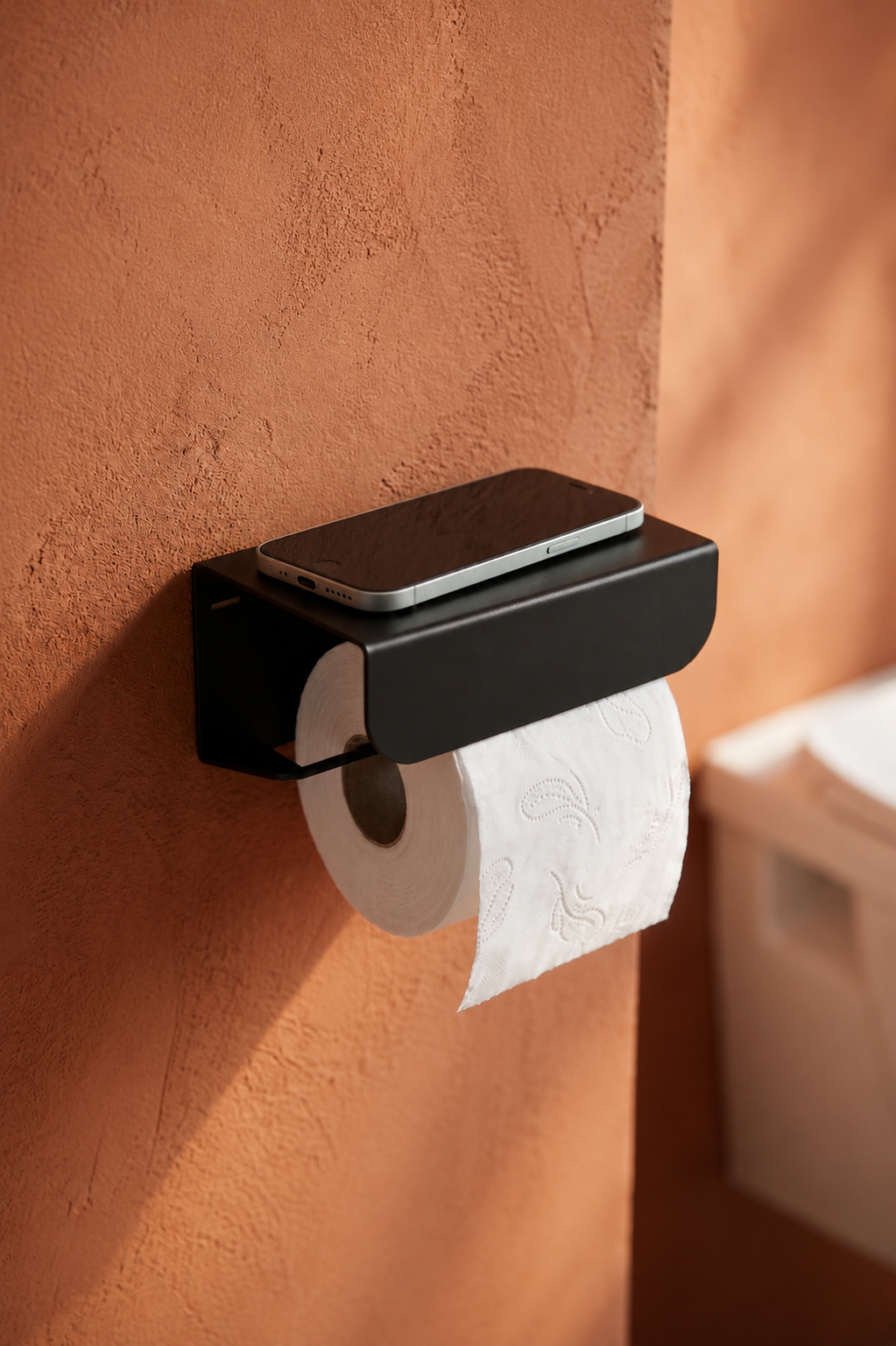 Toilettenpapierhalter | Toilettenpapierspenderständer | Mit oder ohne Bohren