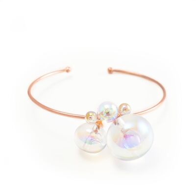 Bracelet jonc 5 bulles (grand modele)