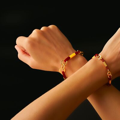 Bracelet grand modele fw21 - cuir - 3 couleurs