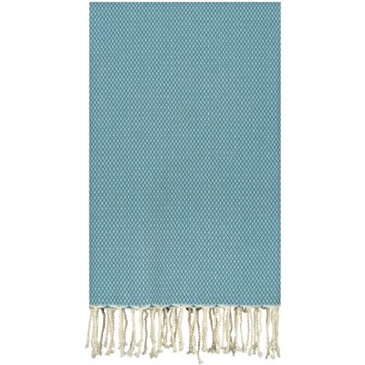 Ottomana Plaid Grand foulard - Petrol Blauw - 190x300cm