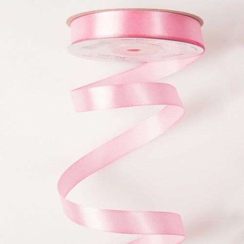 Satin ribbon 12mm x 22.86m - Pink