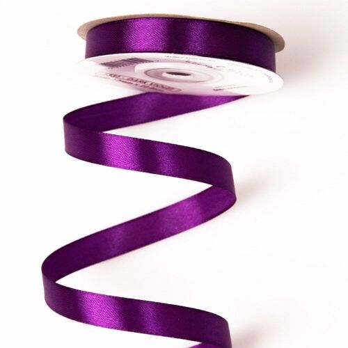 Satin ribbon 12mm x 22.86m - Dark Violet