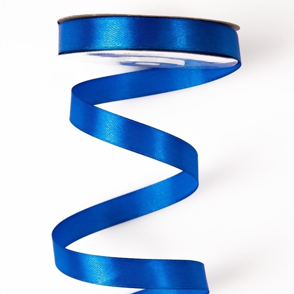 Satin ribbon 12mm x 22.86m - Royal blue