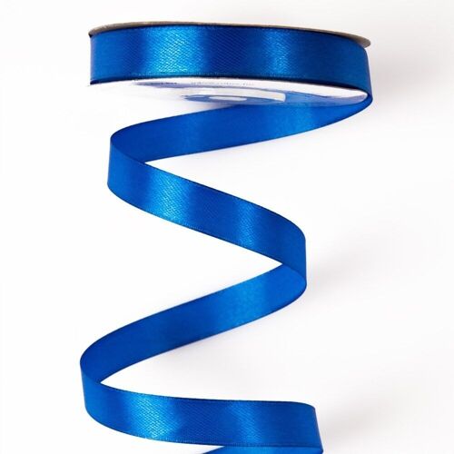 Satin ribbon 12mm x 22.86m - Royal blue