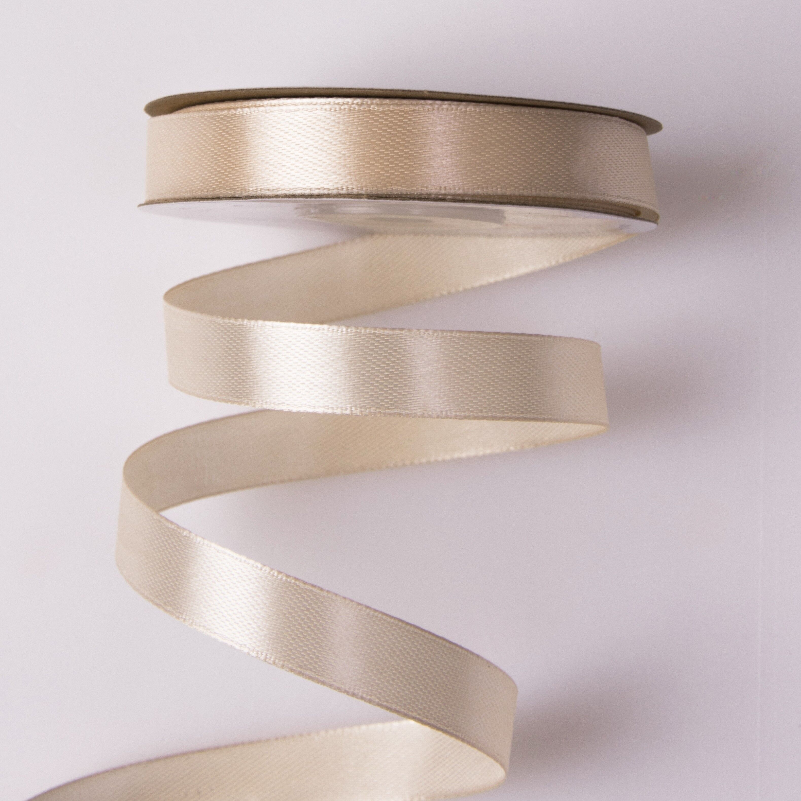 Nastro di raso 12mm x 22,86m - Champagne