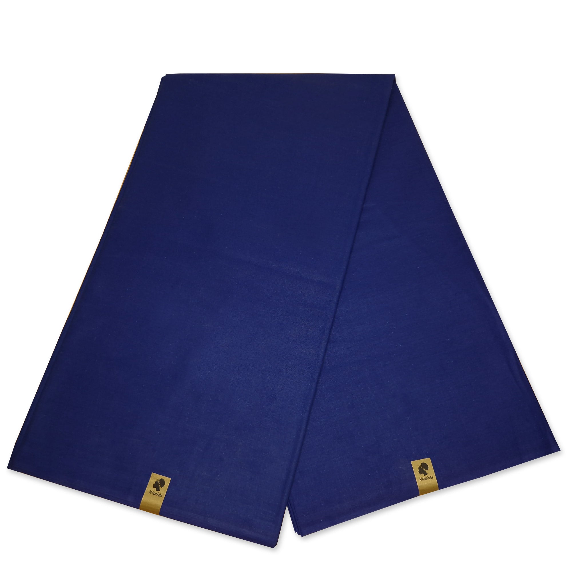6 Yards - Blue Plain Fabric - Blue solid color - 100% cotton