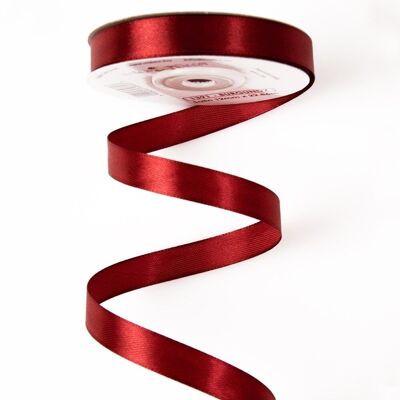 Ruban Satin 12mm x 22.86m - Bordeaux