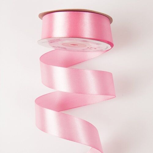 Satin ribbon 25mm x 22.86m - Pink