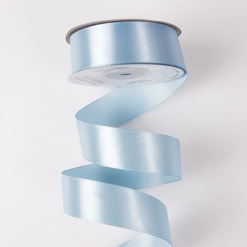 Satin ribbon 25mm x 22.86m - Light Blue