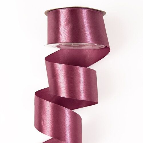 Satin ribbon 38mm x 22.86m - Aubergine
