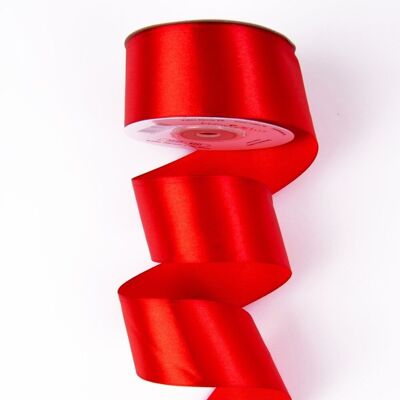 Satin ribbon 38mm x 22.86m - Red