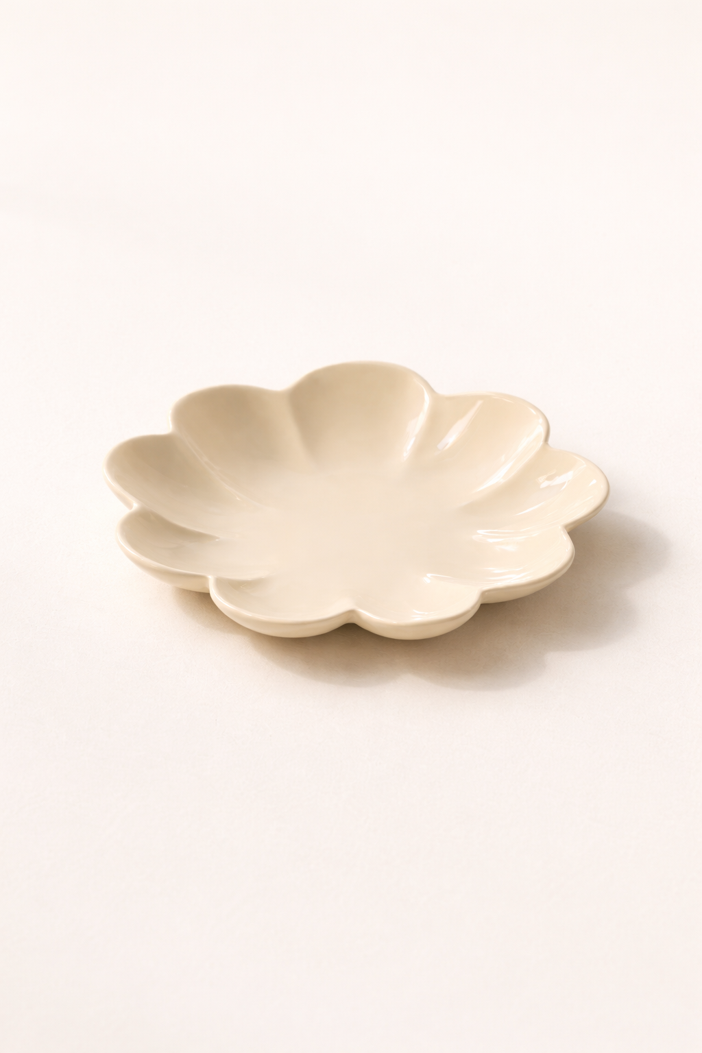 Modernes dekoratives Aluminiumtablett – Beige Pulverbeschichtung