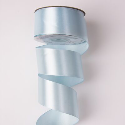 Satin ribbon 38mm x 22.86m - Bluish gray