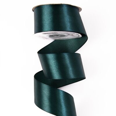 Satin ribbon 38mm x 22.86m - Deep green