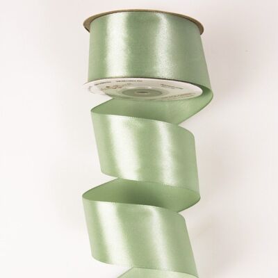 Satin ribbon 38mm x 22.86m - Vintage green