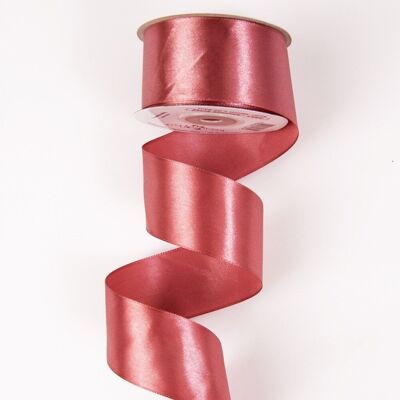 Cinta de raso 38 mm x 22,86 m - Bronce Rosado