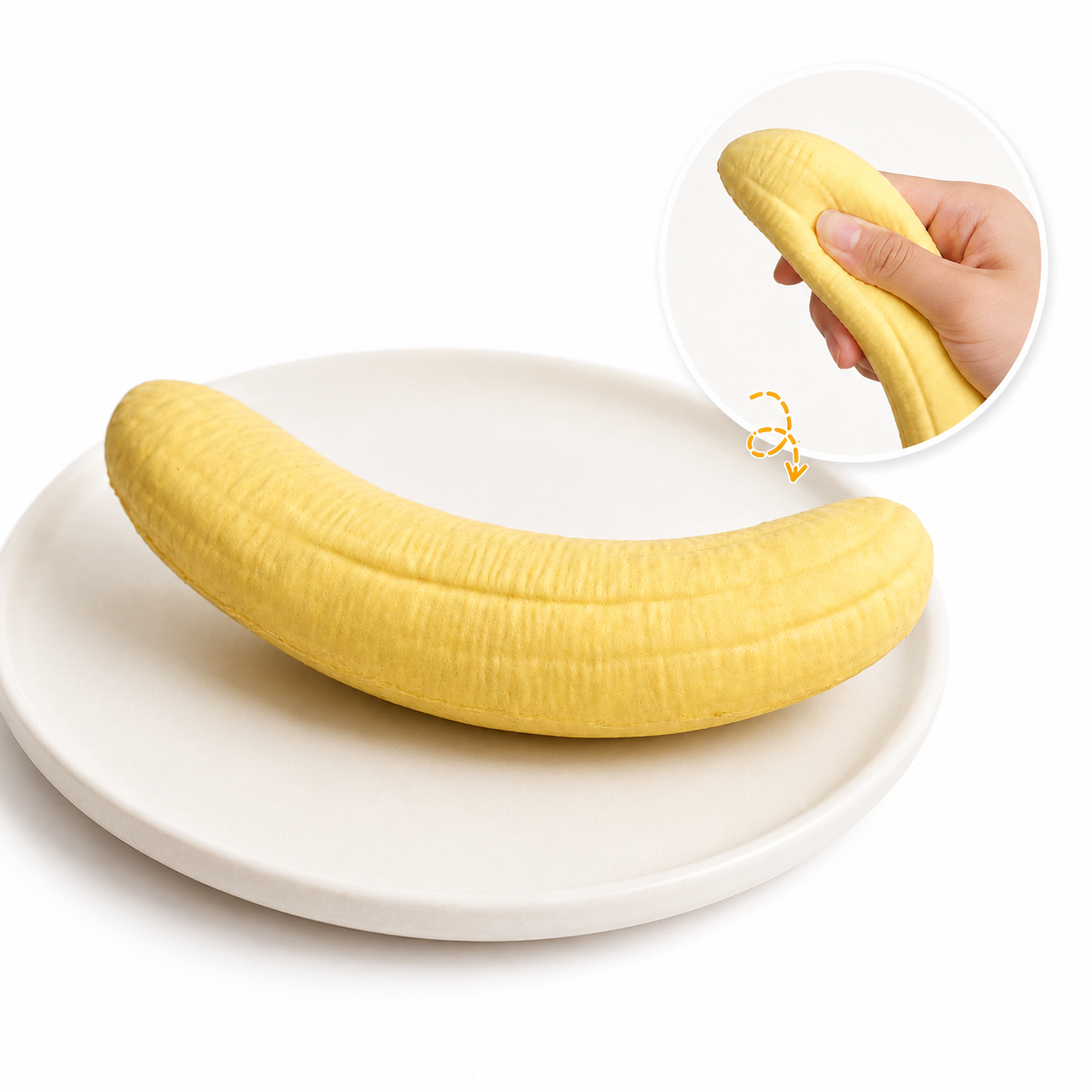 Slow Rising Banana Squishy Toy | Realistic Stress Relief Toy
