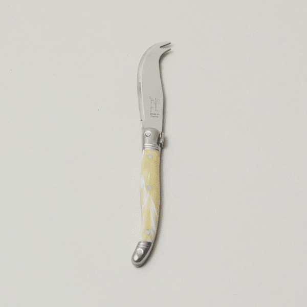 Laguiole Mini Fork-tipped Knife, Pale Horn