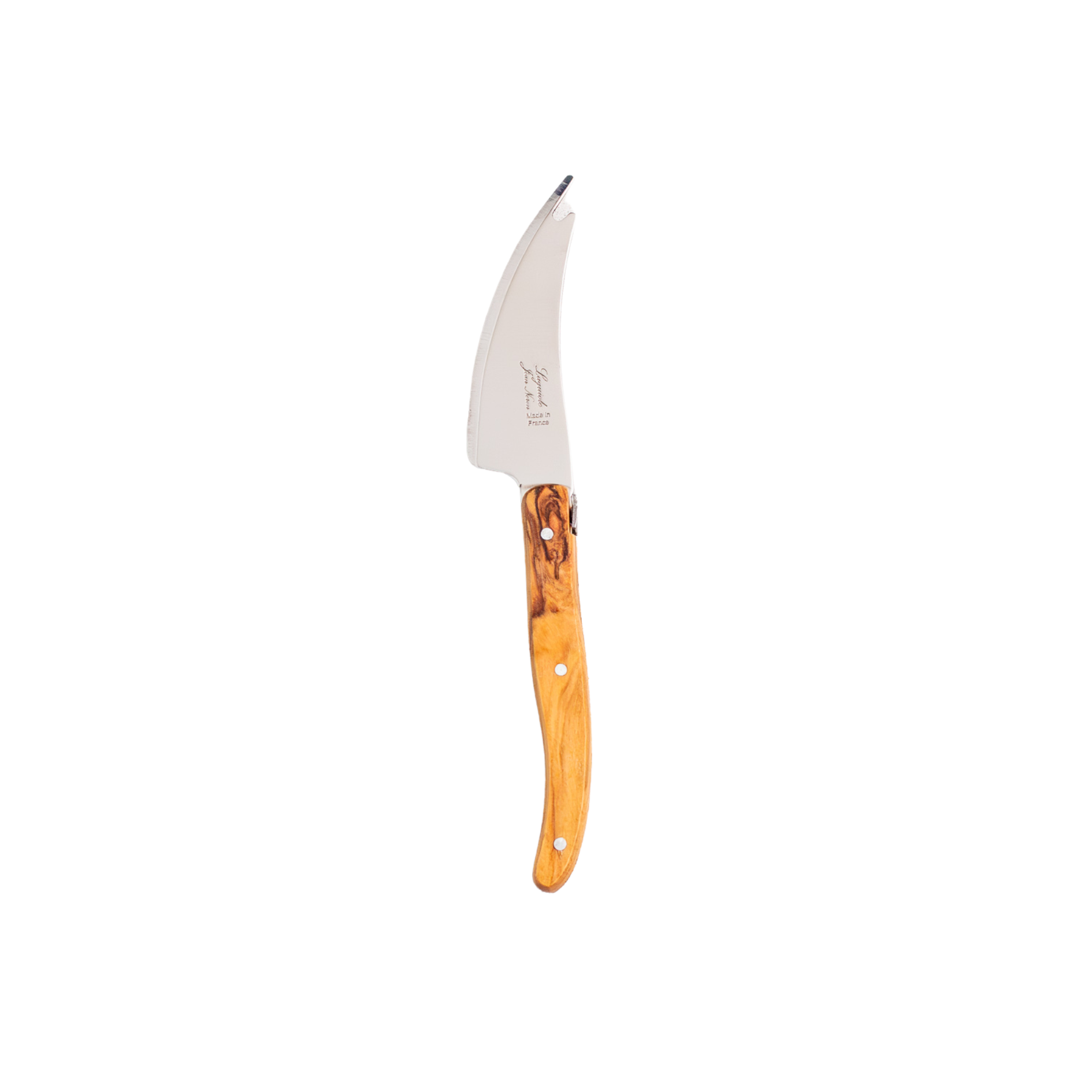 Laguiole Pronged Knife, Olive Wood