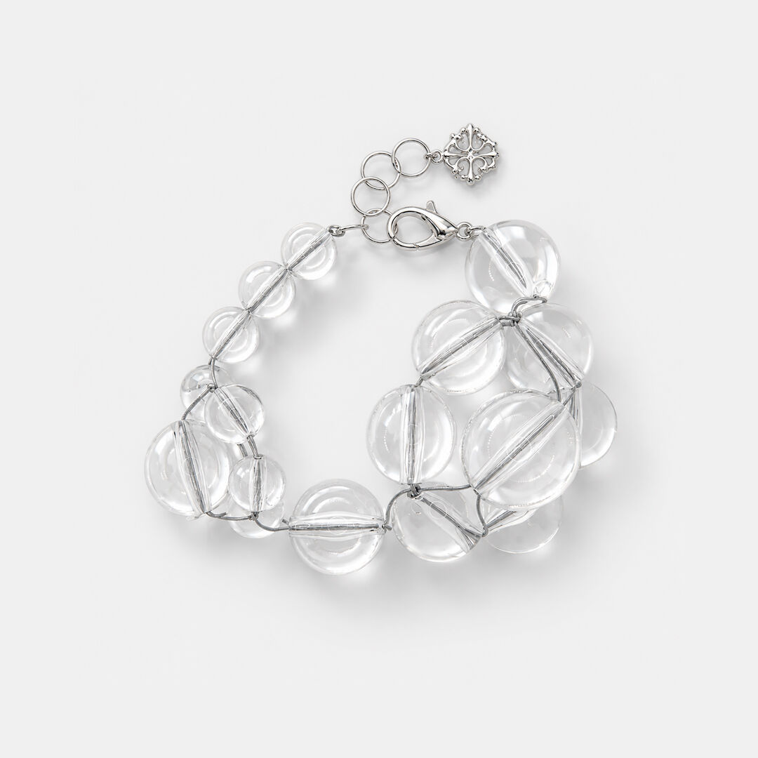 Bracelet en perles transparentes - Augea Spectrum