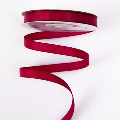 Grosgrain ribbon 10mm x 20m - Wine red