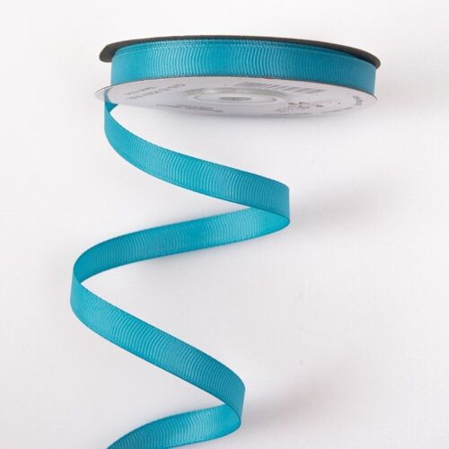 Grosgrain ribbon 10mm x 20m - Aqua blue