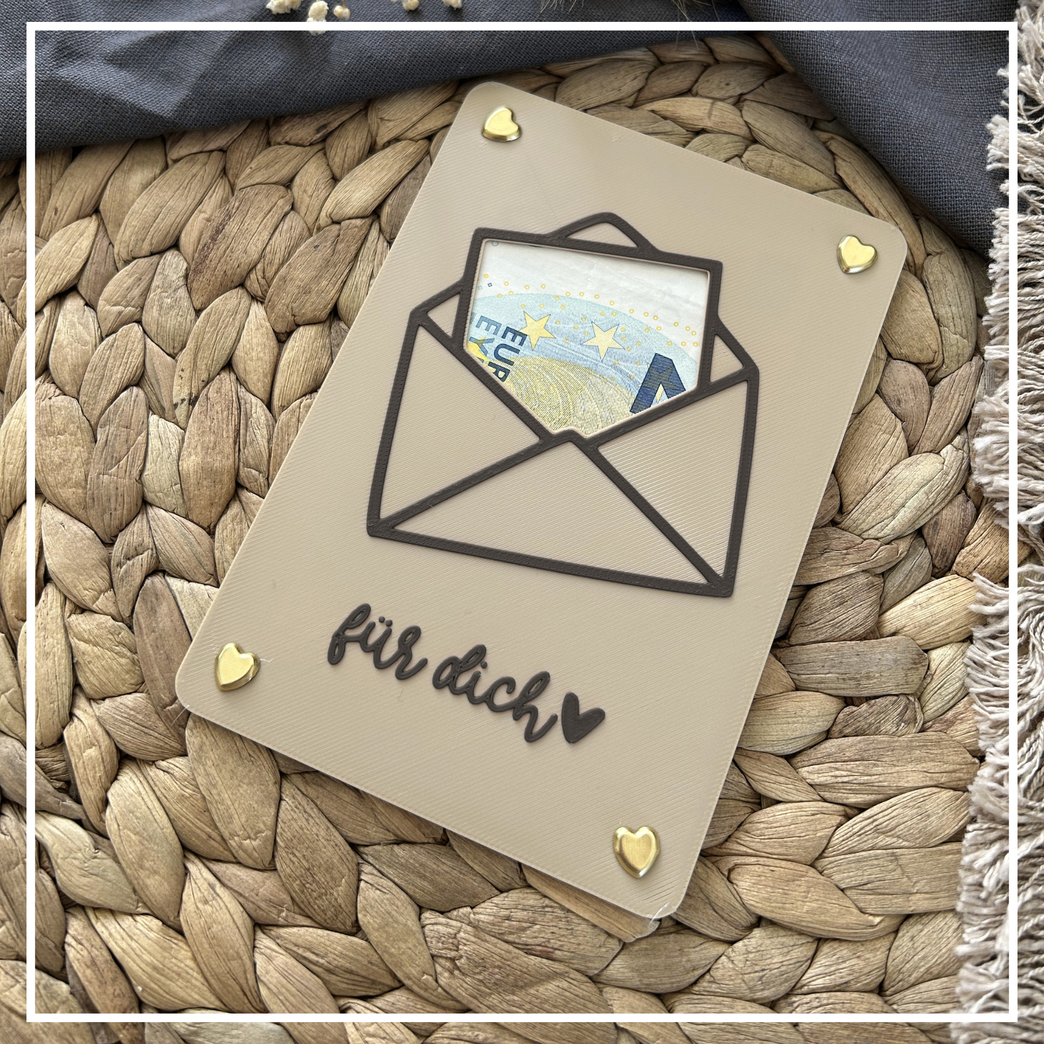 Geldgeschenk Karte - Kreative Verpackung für Geldgeschenke - Finanzspritze, Dankeschön & Geschenkidee Danke Umschlag