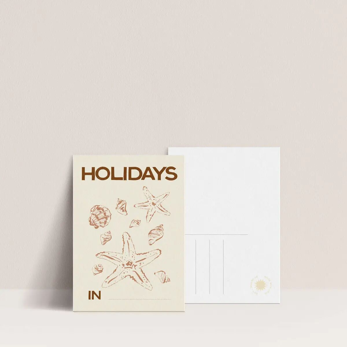 Postcard Agathe + Lise - Holidays in