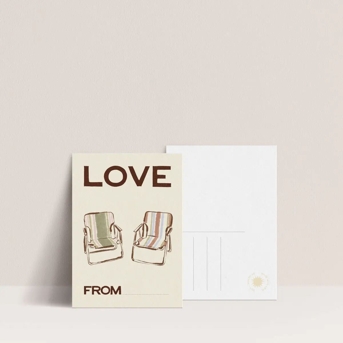 Postcard Agathe + Lise - Love From
